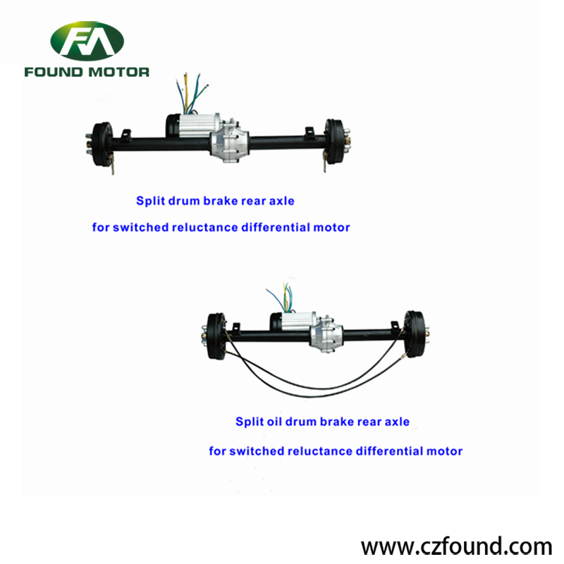 Gearbox rear axle Switched reluctance motor for electric tricycles and three wheel rickshaw - 副本