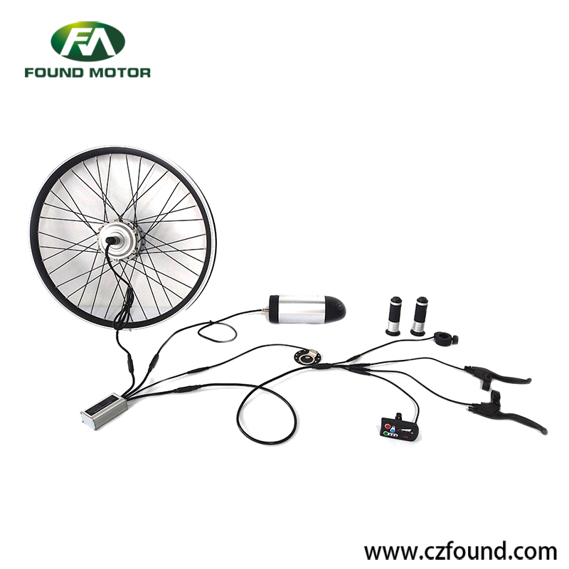 Electric bike conversion kit with waterproof bus cable case 4