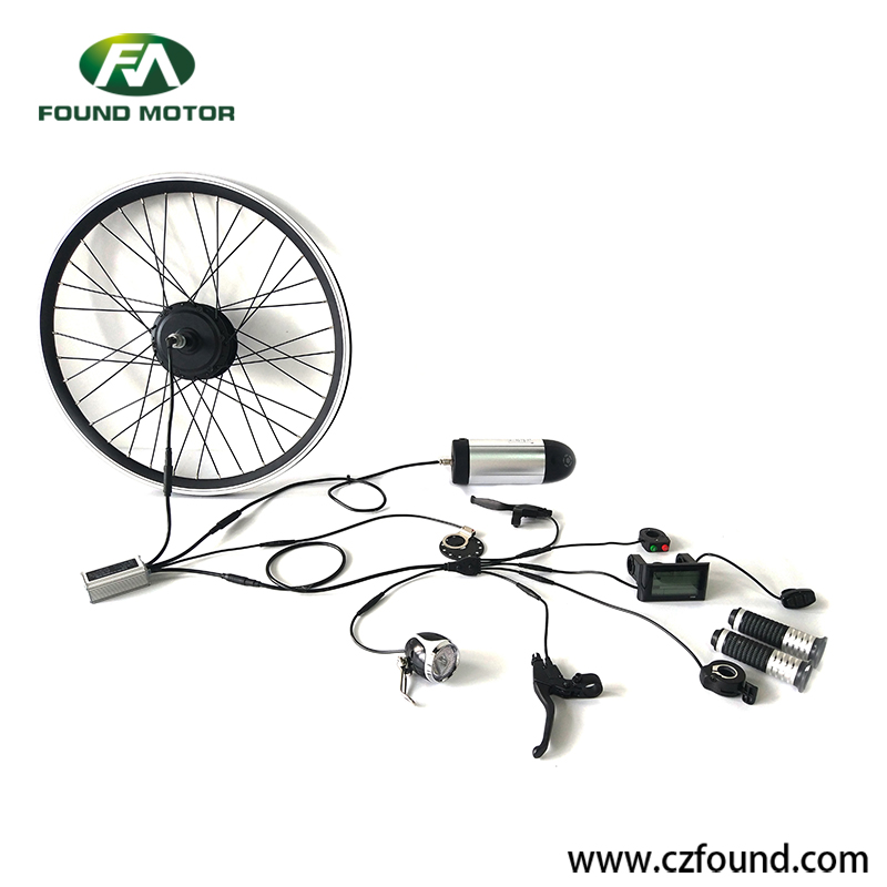 Electric bike conversion kit with waterproof bus cable case 11