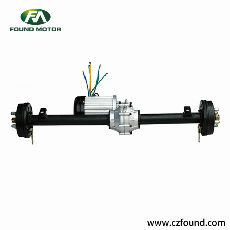 Gearbox rear axle Switched reluctance motor for electric tricycles and three wheel rickshaw