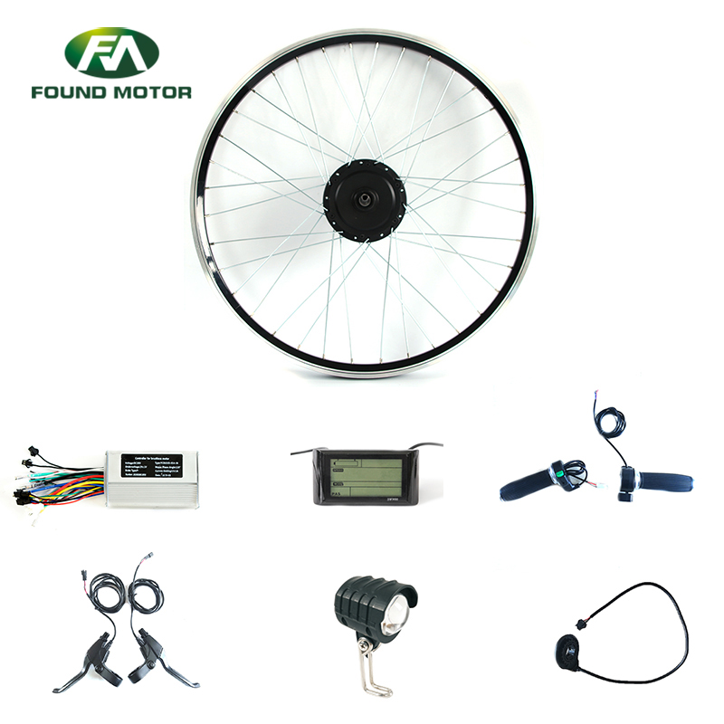 48V 350W Electric Bike Conversion Kit with BLDC Geared Motor