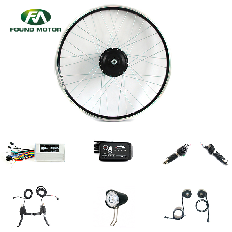Electric Bike Conversion Kit with 48V BLDC Geared Motor Electric Hub Motor for Ebike