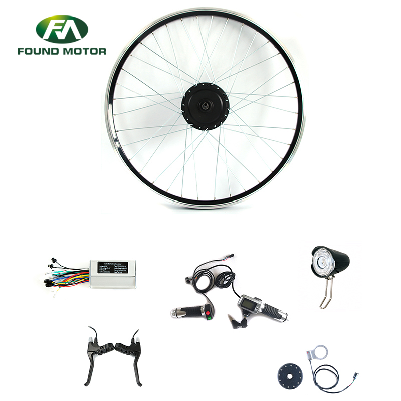 Electric Bike Conversion Kit 48V 350W with Power Display Throttle