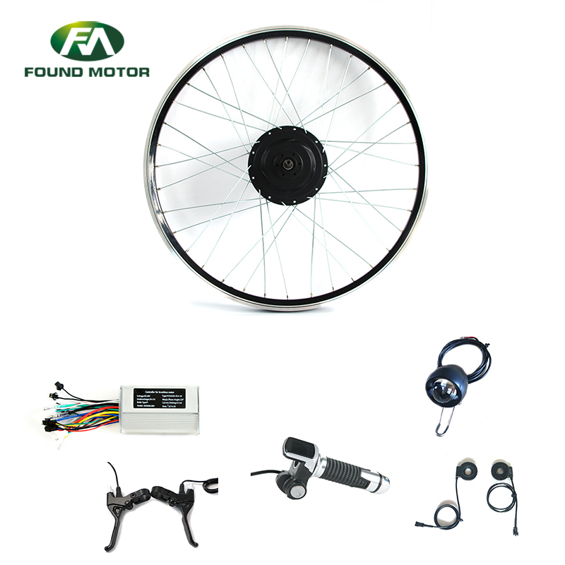 26'' 48V 350W Electric Bike Conversion Kit with 25km/h Limited Speed