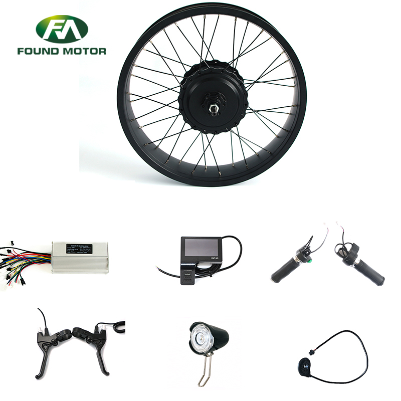 Electric bike conversion kit with 52V 750W BLDC geared motor M5 display for e-bike and electric bicycle