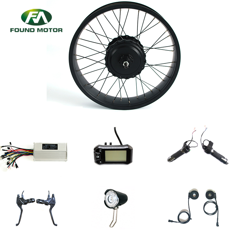 48V 500W BLDC geared Motor Electric Bike Conversion Kit with S850 LED/LCD display for electric bike