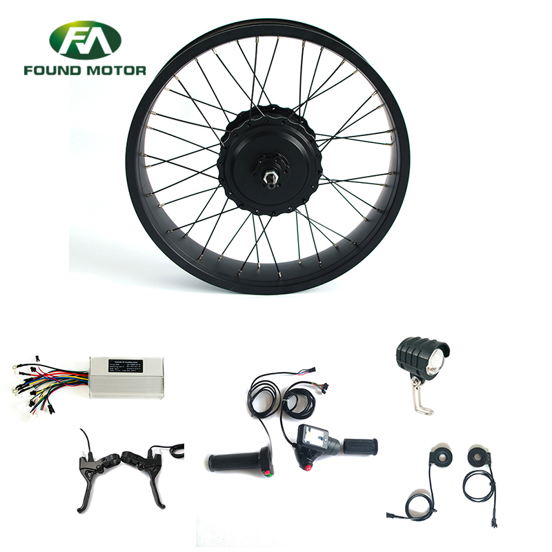36V 350W BLDC geared Motor Electric Bike Conversion Kit with KB-025 brake lever for electric bike