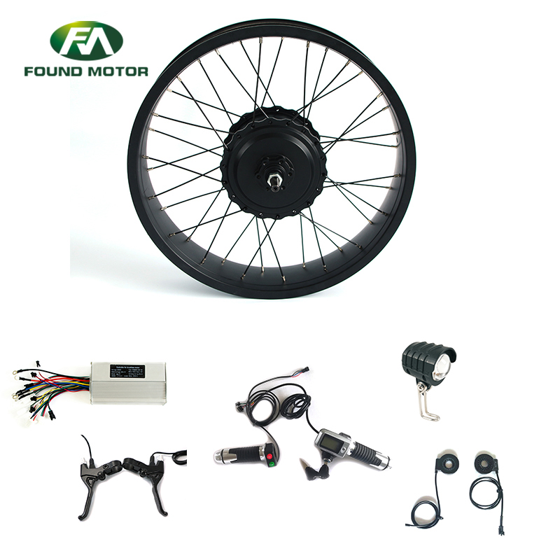 36V 350W BLDC geared Motor Electric Bike Conversion Kit with DX-D-1 brake lever for electric bike 