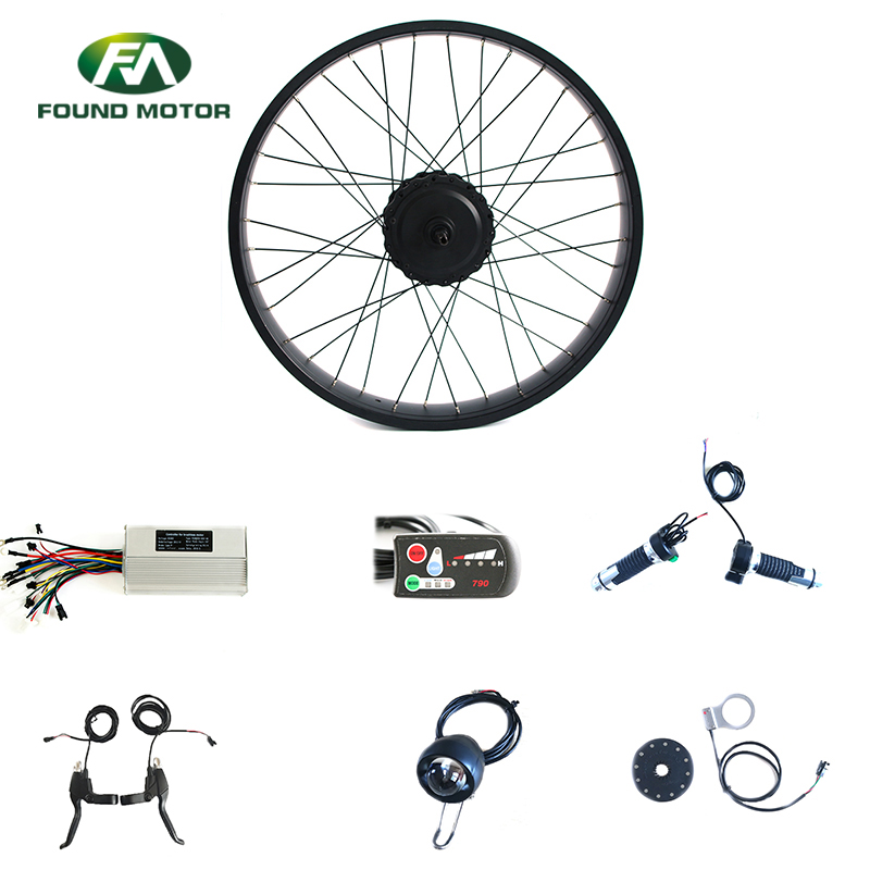 48V 500W BLDC geared Motor Electric Bike Conversion Kit with S790 display for electric bike 