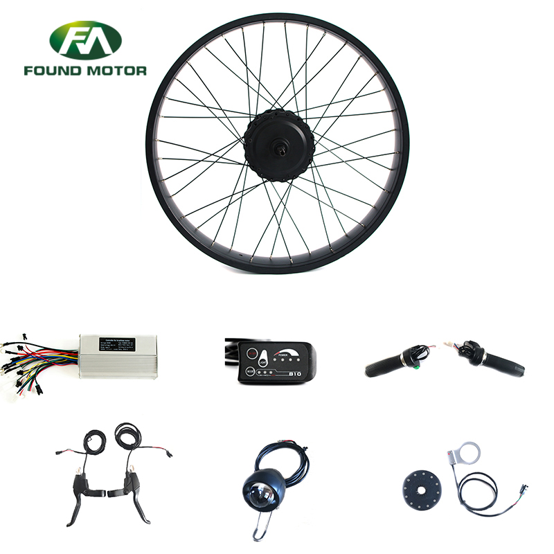 48V 500W BLDC geared Motor Electric Bike Conversion Kit with S810 display for electric bike 