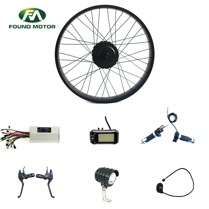 48V 500W BLDC geared Motor Electric Bike Conversion Kit with S850 LED/LCD display for electric bike