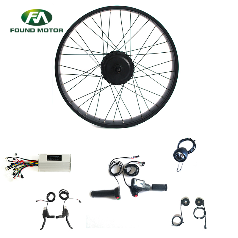 48V 350W BLDC geared Motor Electric Bike Conversion Kit with 6-9speed freewheel for electric bike