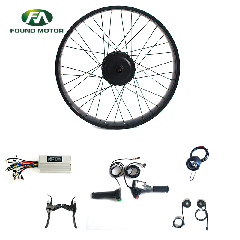 48V 350W BLDC geared Motor Electric Bike Conversion Kit with 6-9speed freewheel for electric bike - 副本