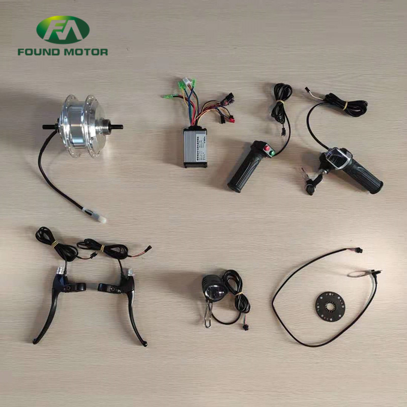 Electric bike conversion kit with Front light with horn for e-bike