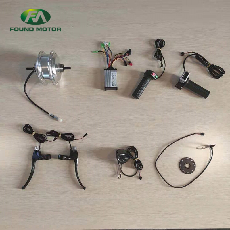 Electric bike conversion kit with Twist throttle with battery indicate and power Lock for e-bike