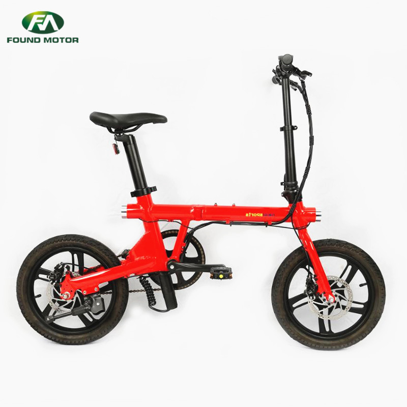 36V5.2AH lithium battery, aluminum alloy frame for foldable electric bike