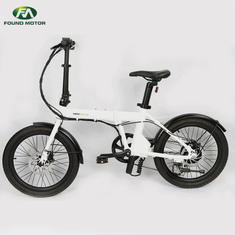 20 inch spoke wheel and 36V5.2AH lithium battery, 250W brushless geared motor for foldable electric bike
