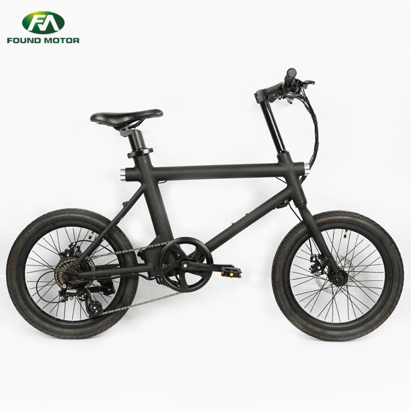 36V10.4AH lithium battery, 350W brushless geared motor, maximum speed 25KM/H for foldable electric bike