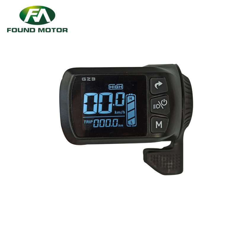 LCD display GZ3A with thumb throttle