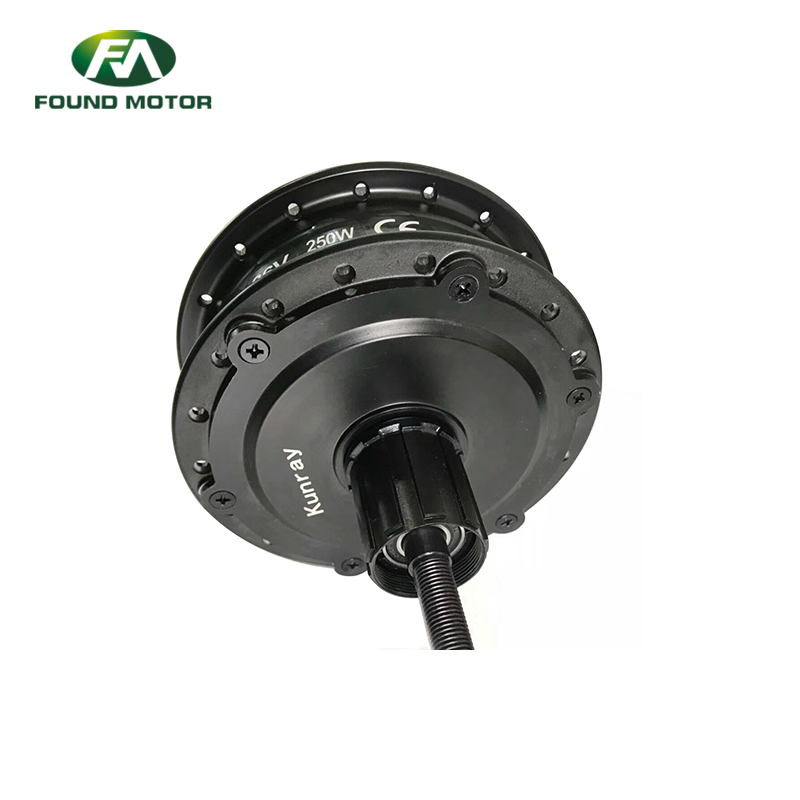 48V 350W 26 inch Aluminium Alloy Geared Brushless Electric Bike Motor