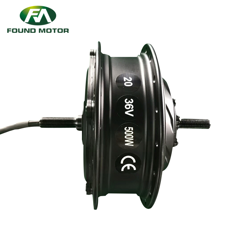 20 inch 24 inch 26 inch 36V 48V 500W Brushless Gear Electric Motor 