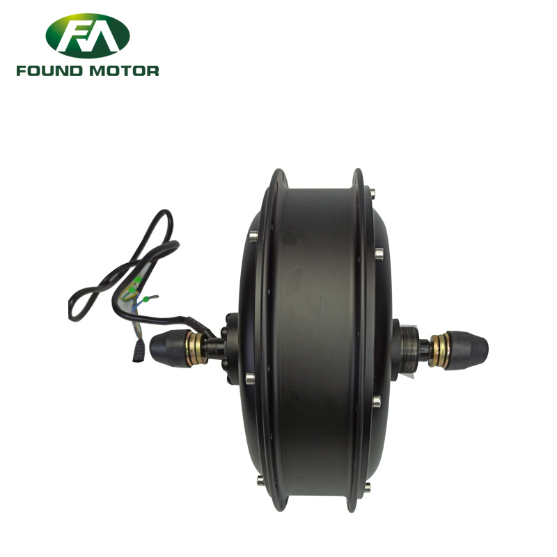 26 inch 72V 5000W Gearless 6-9s Rear Hub Electric Motor